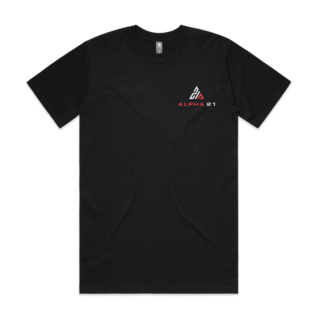 Cotton Short Sleeve T-Shirt Embroidered (Alpha 21)