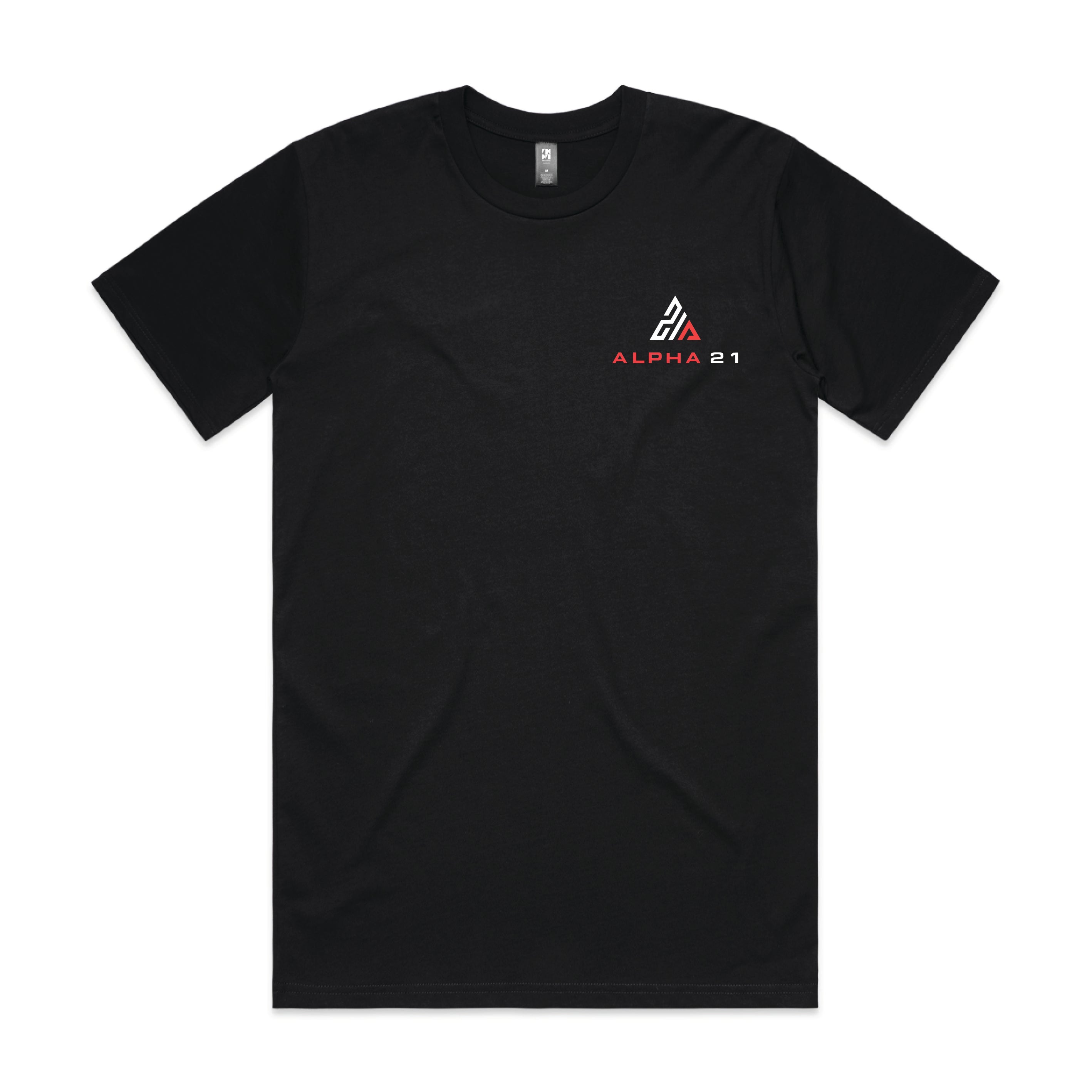 Cotton Short Sleeve T-Shirt Embroidered (Alpha 21)