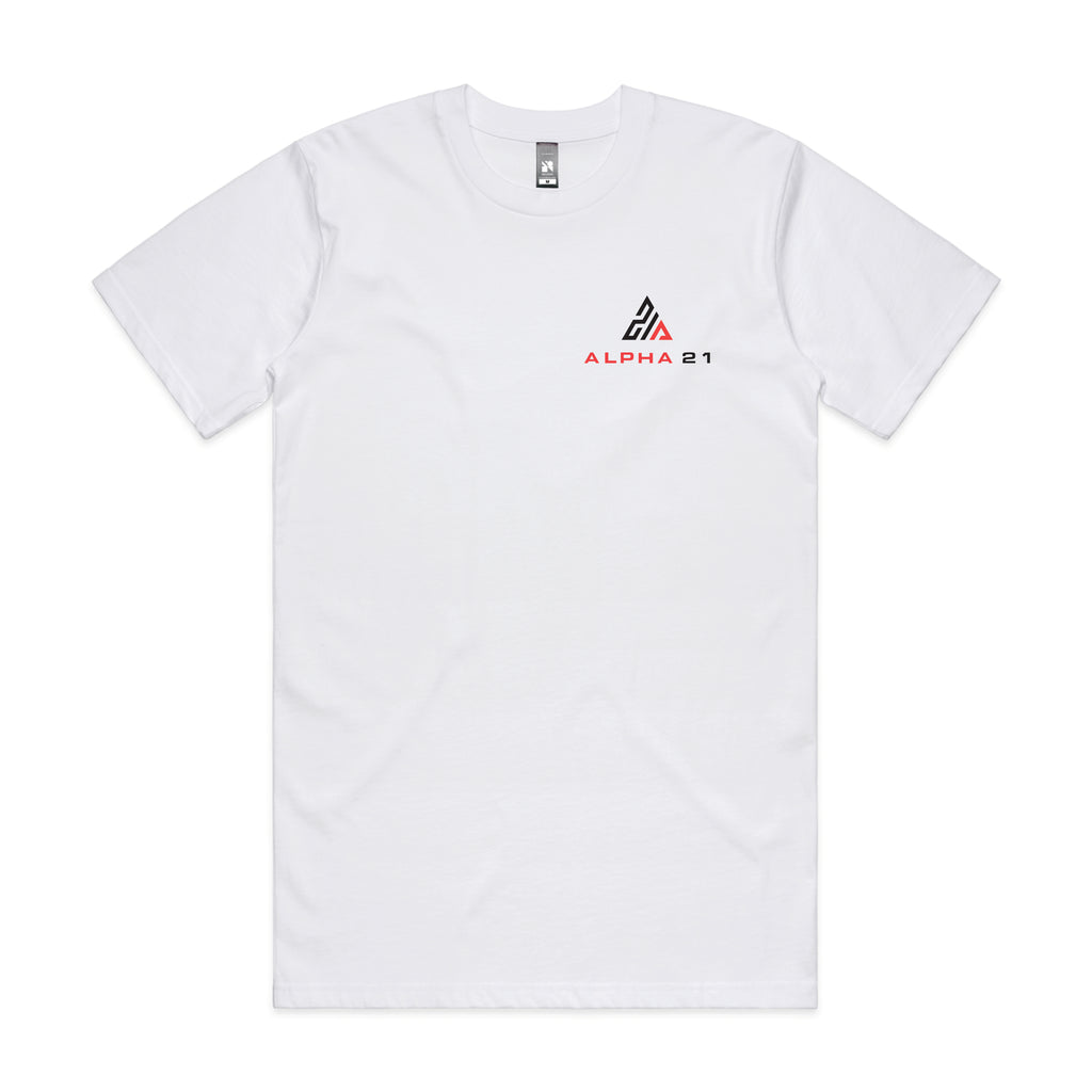 Cotton Short Sleeve T-Shirt Embroidered (Alpha 21)