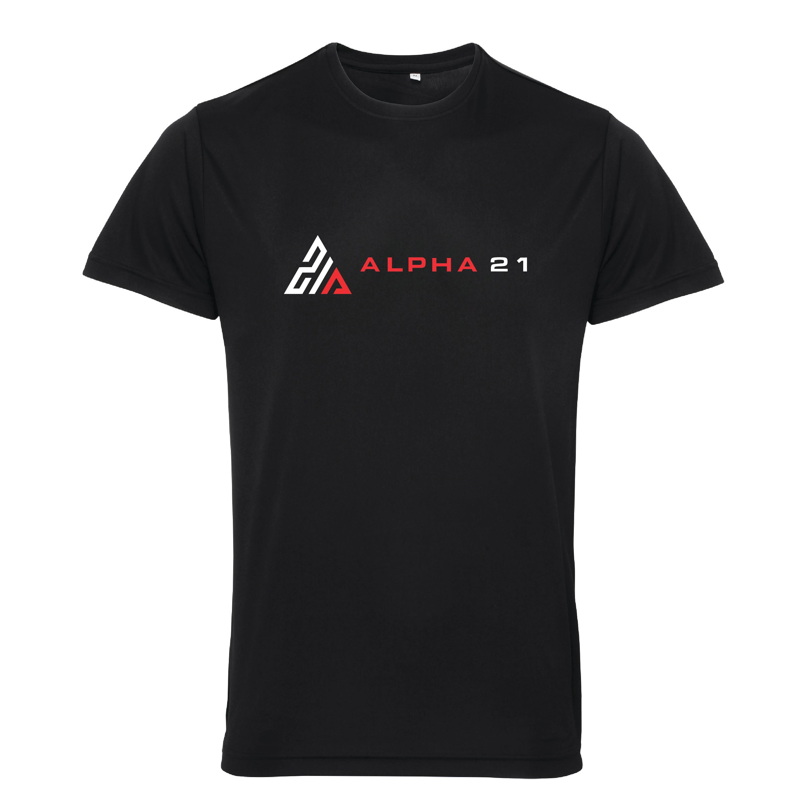 Polyester Gym Short Sleeve T-Shirt Printed (Alpha 21)
