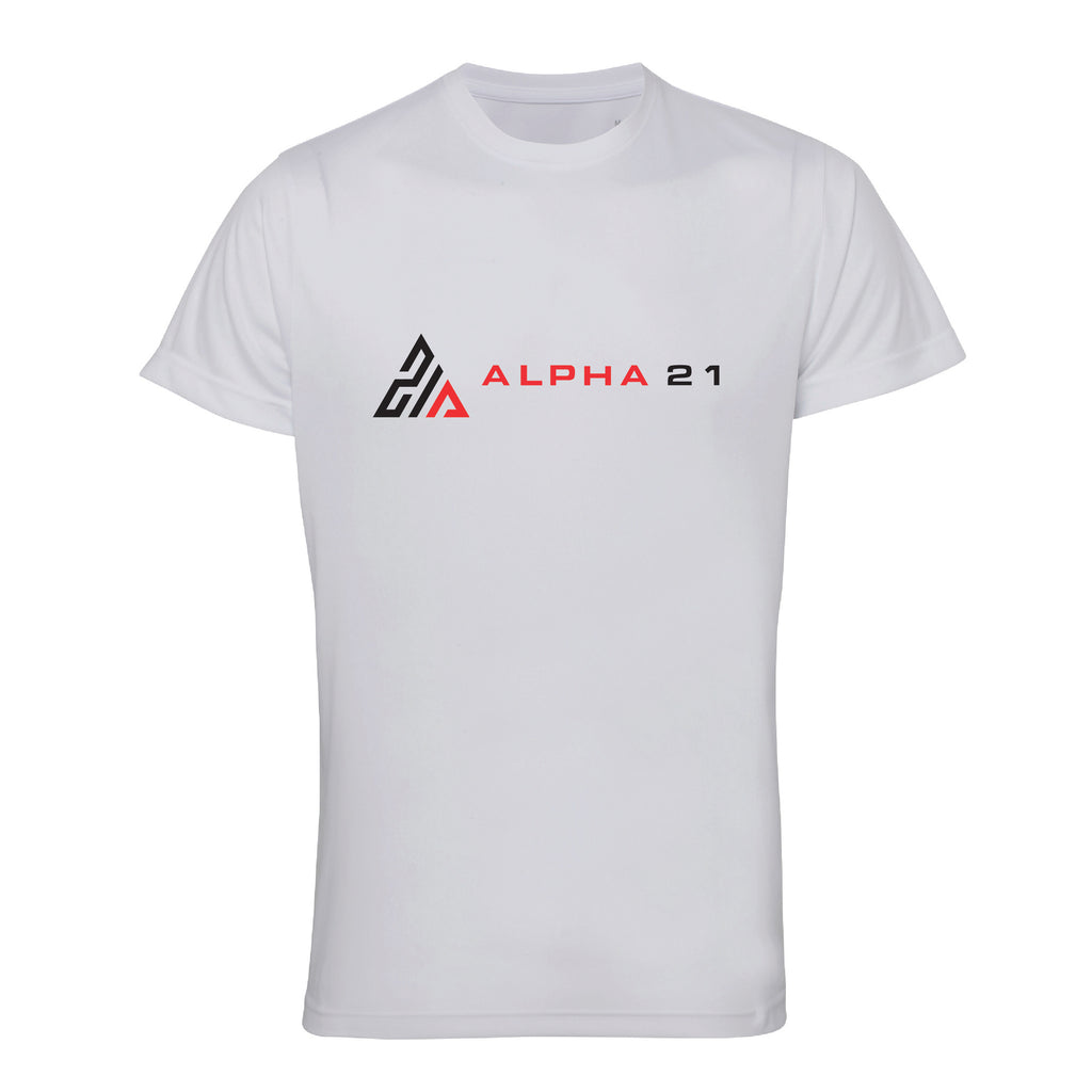 Polyester Gym Short Sleeve T-Shirt Printed (Alpha 21)