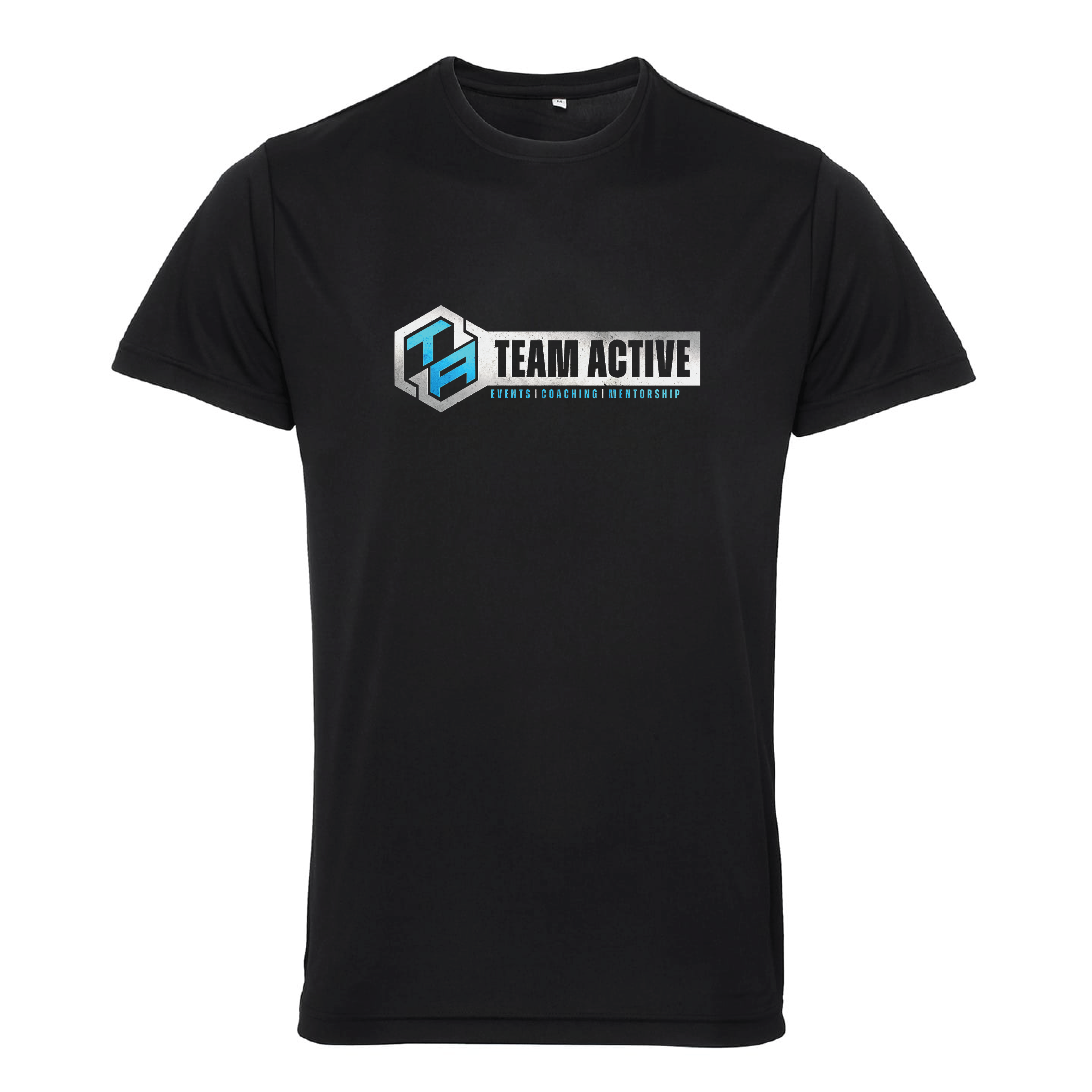 Polyester Gym Short Sleeve T-Shirt Printed (Team Active)