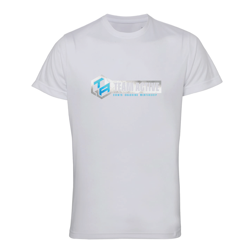 Polyester Gym Short Sleeve T-Shirt Printed (Team Active)
